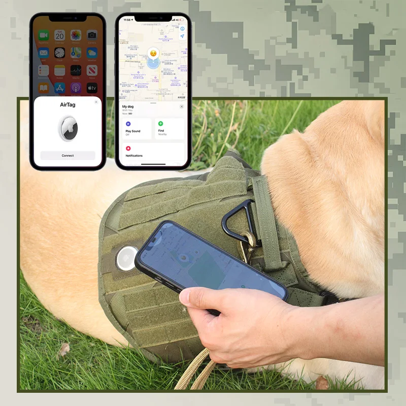 Adjustable Padded Heavy Duty Nylon Hunting Macrame Training Military Tactical Dog Collar Harness Set Vest And Leash