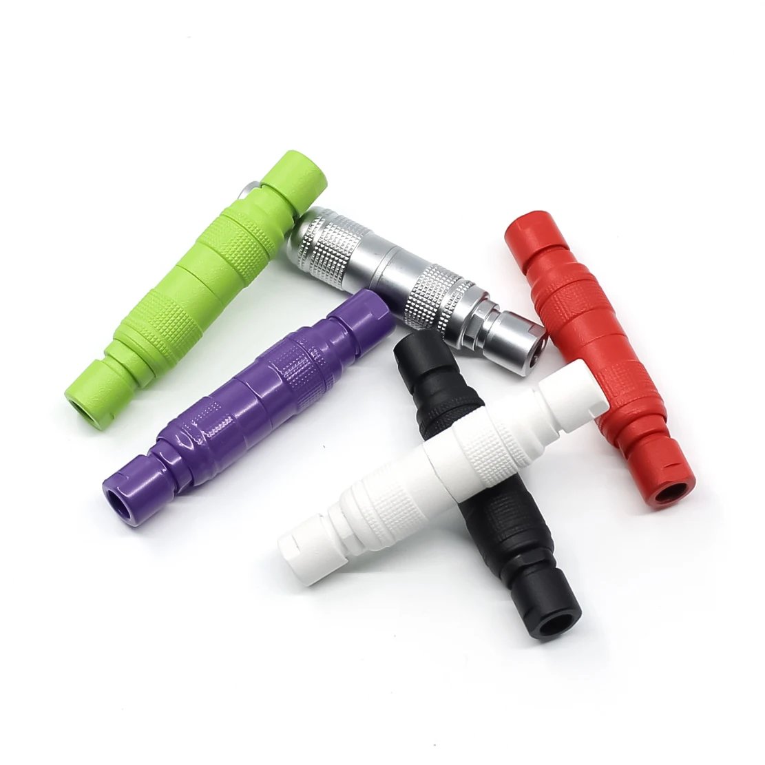 High quality custom length rainbow color mini XLR GX16 YC8 paracord with PET jacket for mechanical keyboard DIY