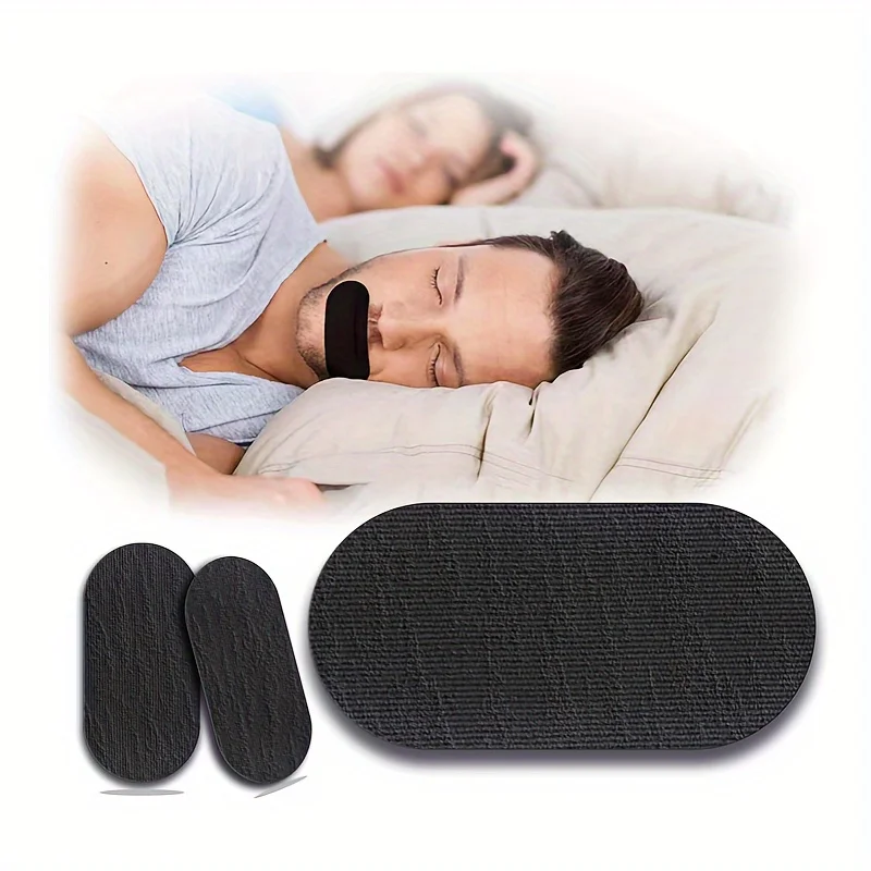 Soft Medical Grade Fabric Hypoallergenic Latex Free Adhesive Mouth Tape Strips Customized Printing Sleep Strips for Sleeping