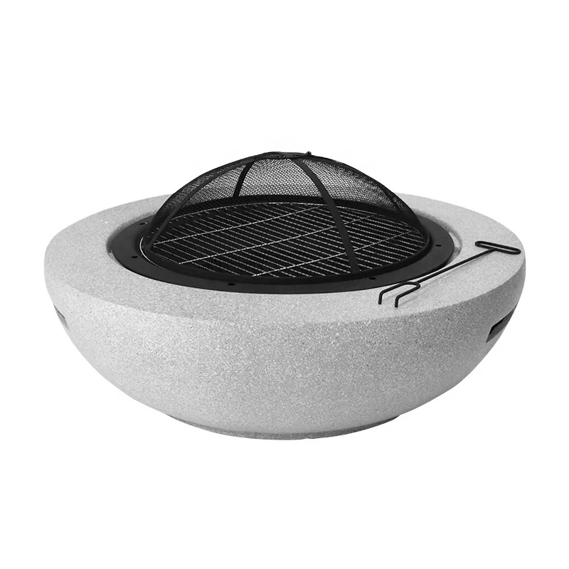 FF445 MGO metal fire bowl with fire poker fire pit bowl for America