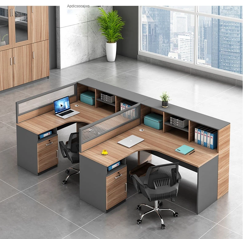 Modern commercial Office Furniture set Office Table Modular Cubicle Partition Screen Workstation office desk Bureau de travail