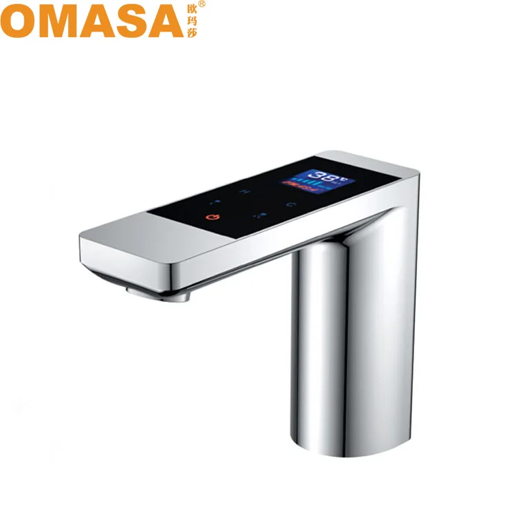 Modern design lavatory electrical water faucet with touch control