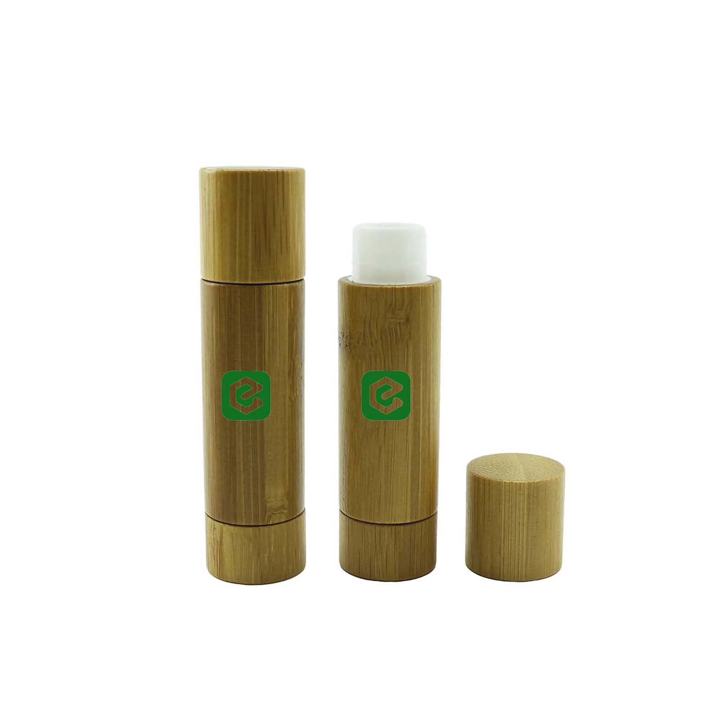 Nature lipstick eco friendly lip balm packaging 5ml 5g empty natural bamboo lipstick tube