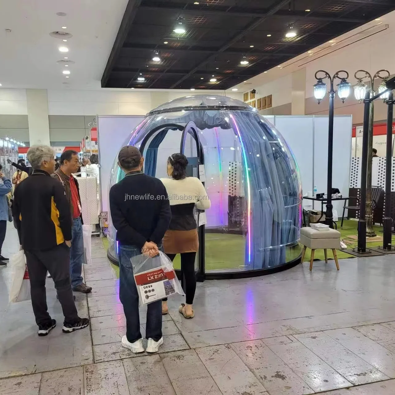 2 7 3 м 4 5 6 коммерческий дом PC геодезическая палатка поликарбонатная купольная