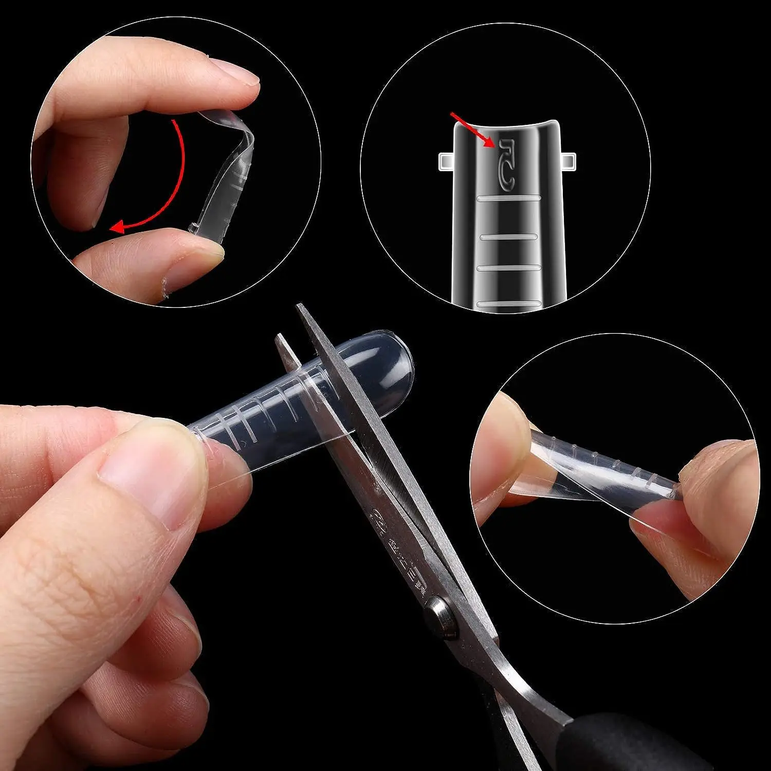 100/120pcs Nail Dual Forms Full Cover False Nails Quick Building Mold Tips False Nail Shaping Extend Top Molds Accessories