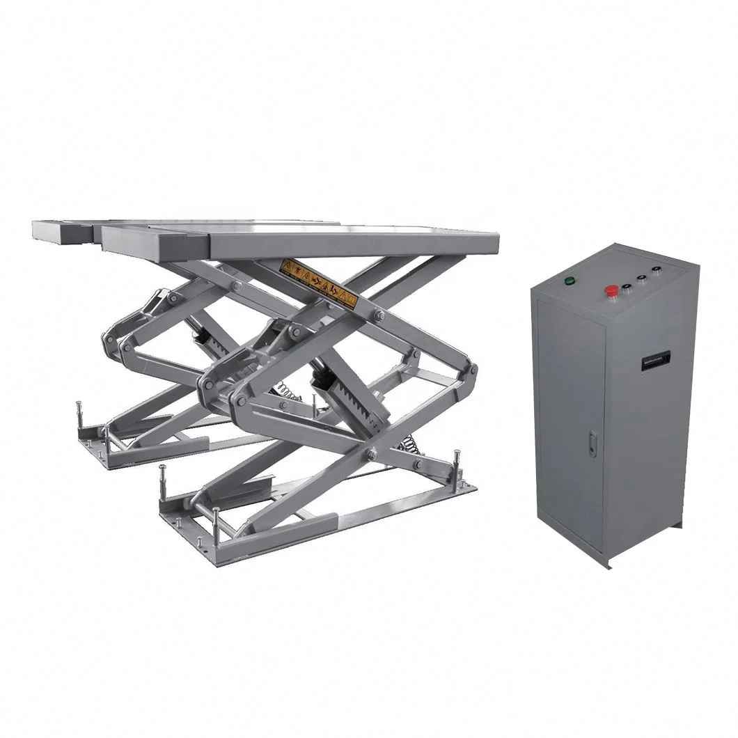 In-Ground Mobile Scissor Car Lift 3000Kg Movable Mid Rise Car Hydraulic Lifting Machine Elevator With CE