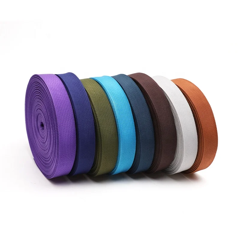 Factory sale pitted pattern 25mm 38mm 50mm PP woven webbing strap for bag