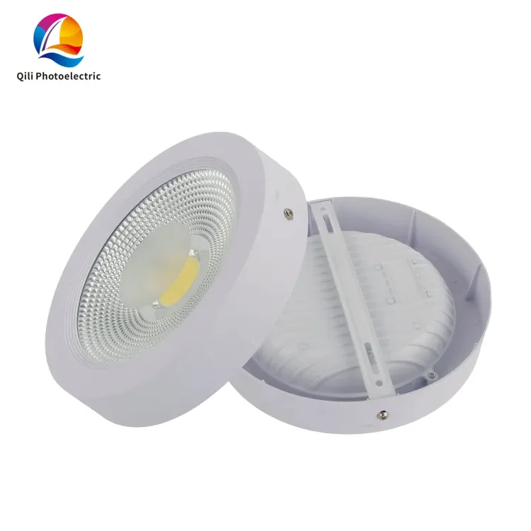 8W/30W/50W Commercial COB LED Spot Light/Downlight Aluminum Body with 3000K Color Temperature Surface-Mounted for Hotels Offices