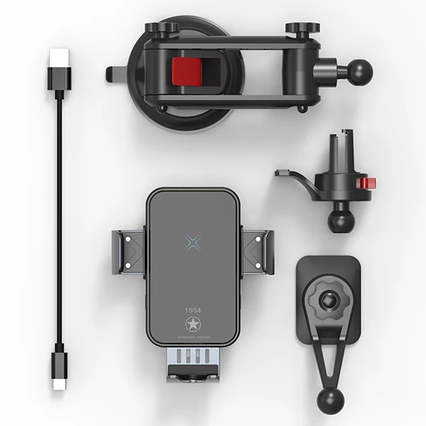 Most Sell Products 15W Automatic Telephone Holder Car Mobile Phone Holders with Wireless Charging