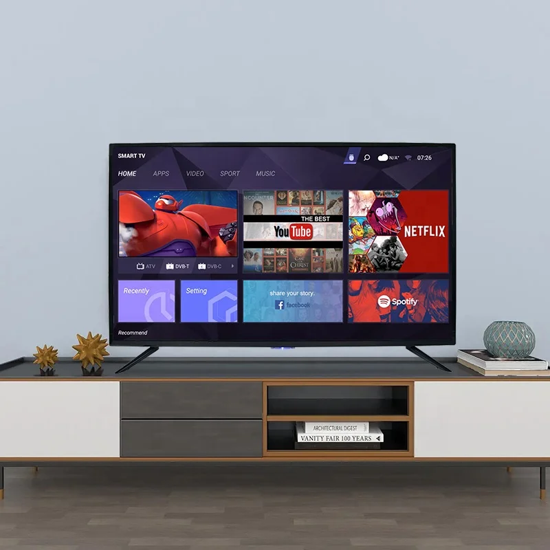 55 Inch Smart TV 4K Ultra HD LED & LCD TVs Custom Made 65 Inch 75 inch Smart Android TV Television