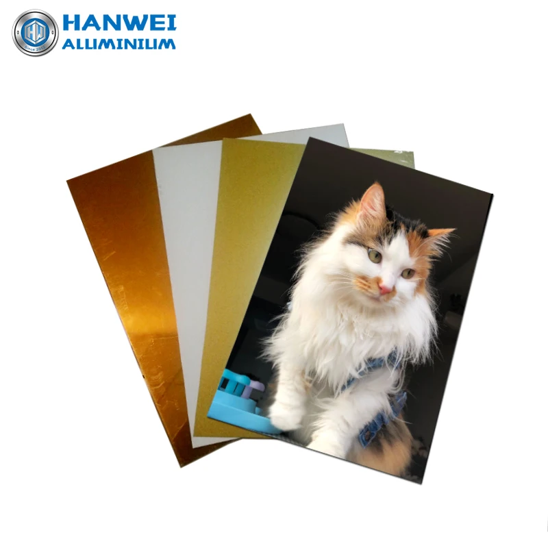 A4/A3/Customize Sublimation Blanks Aluminum Plates Photo Panel With Printing