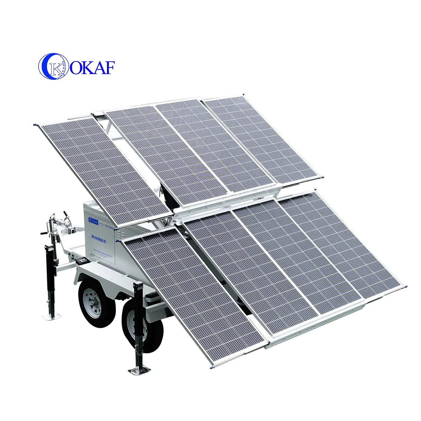 Mobile Solar Trailer Renewable Energy Station Mobile Off Grid Power System