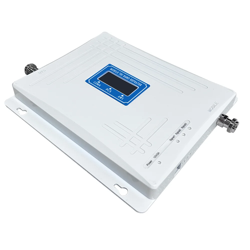 CDMA PCS AWS  850 1700 1900MHz tri band mobile repeater network signal amplifier booster