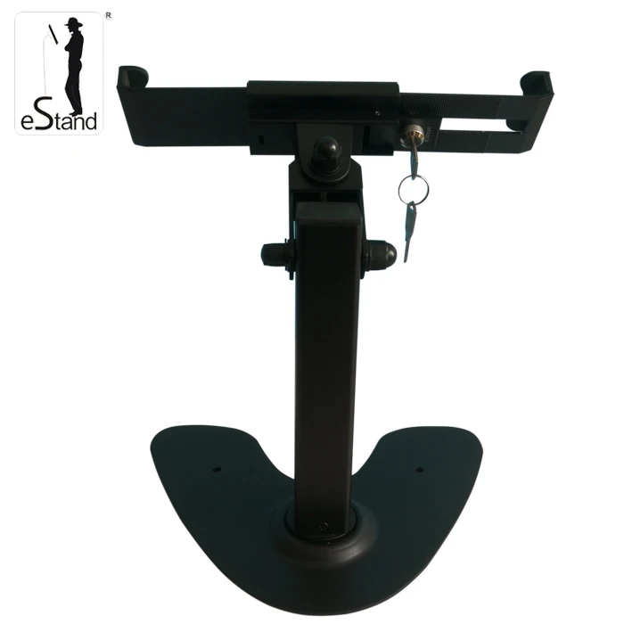 eStand BR29003Q diagonal metal desktop universal anti-theft stand with lock