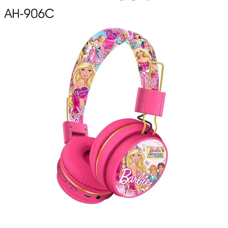 AH906C Barbie pink doll toy audifonos inalambricos mario wireless headset headphone headphones dolls toys for girl girls barbie