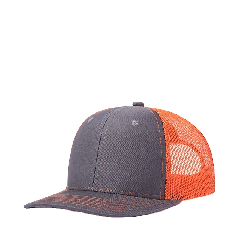 Индивидуальный логотип, 6 панелей, стиль Ричардсон, пустая бейсболка, простые черные шляпы для дальнобойщиков, сетчатые шляпы Ричардсона, 112 шапки для дальнобойщиков