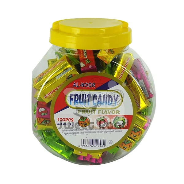 Швейцарские конфеты с фруктовым вкусом в банке