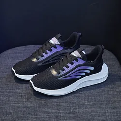 New design breathable mesh sneakers Ladies walking style shoes casual tennis shoes women sneakers