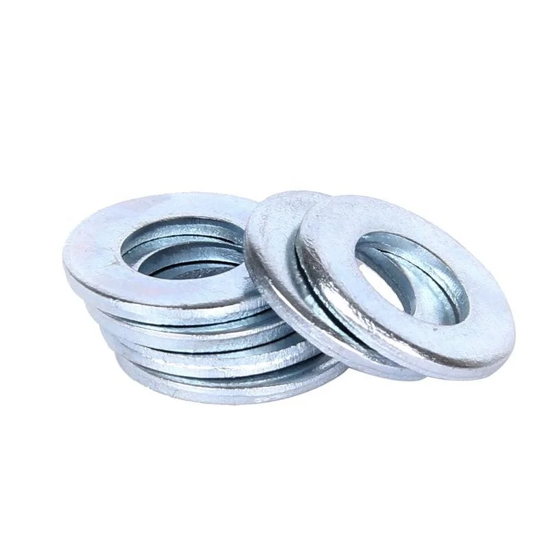 DIN125 M3 M3.5 Flat Washers Zinc Plated Carbon Steel Stamping Countersunk Wedge Internal Tooth Split Available Silver Customized
