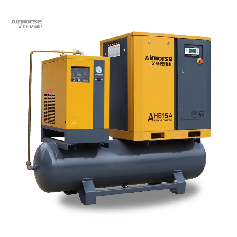 4in17.5KW 11KW 15KW 18.5KW 22KW 30KW 37KW 45KW 55KW 75KW all in one screw air compressor from China