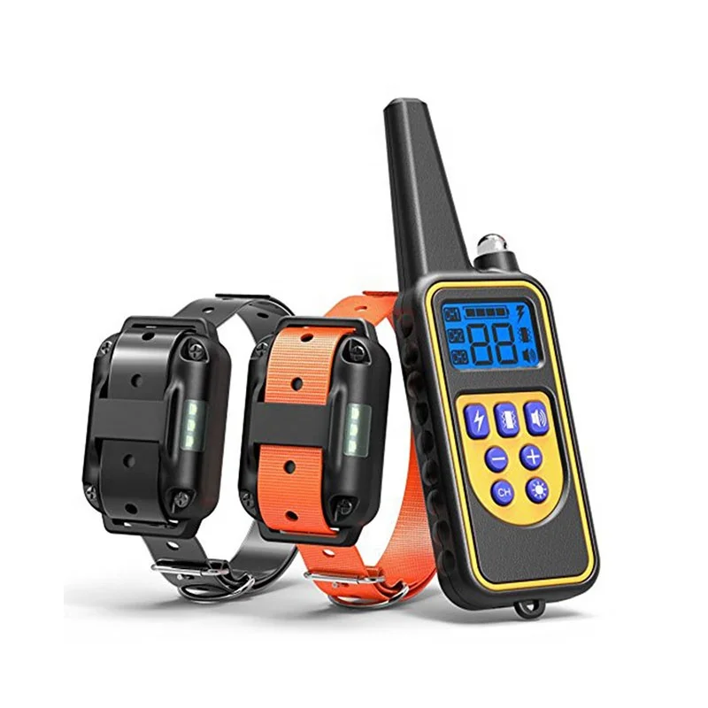 
High Quality 600m Control Electric Remote Shock Training Bark Stop Dog Collar 