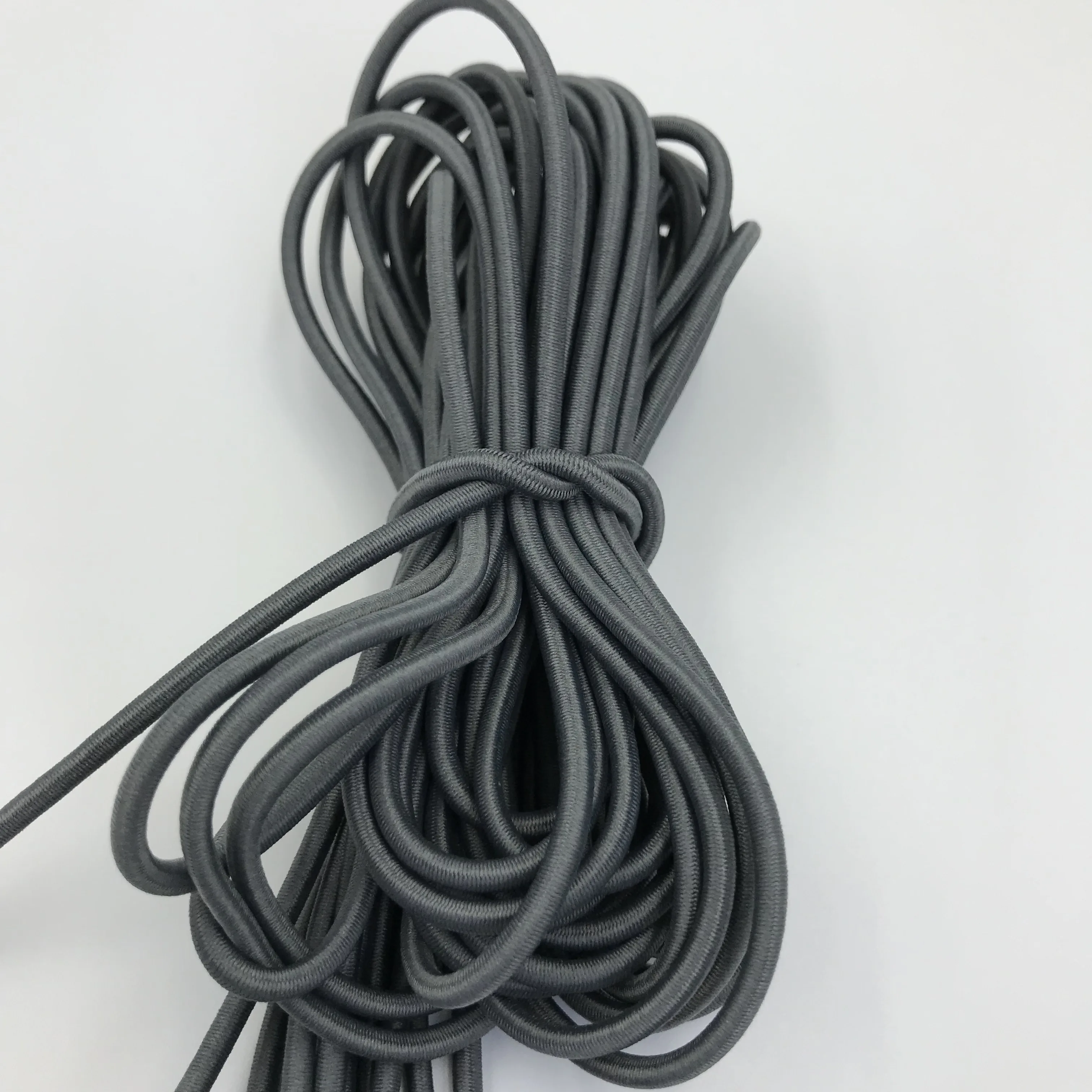 3mm round elastic flexible rubber rope & cord Supply High Stretch Garment Elastic Cord