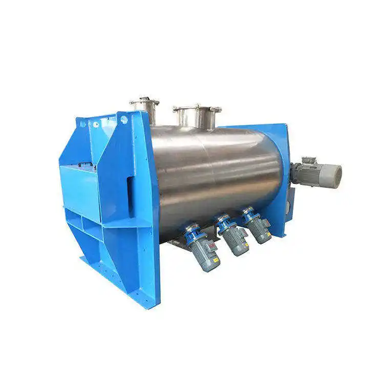 ss304 ss316L series plow horizontal loedige ribbon blade powder