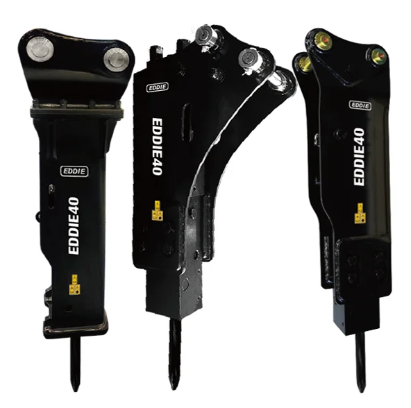 Diameter 100 hydraulic breaker EDT 800 silenced type nreaker hammer