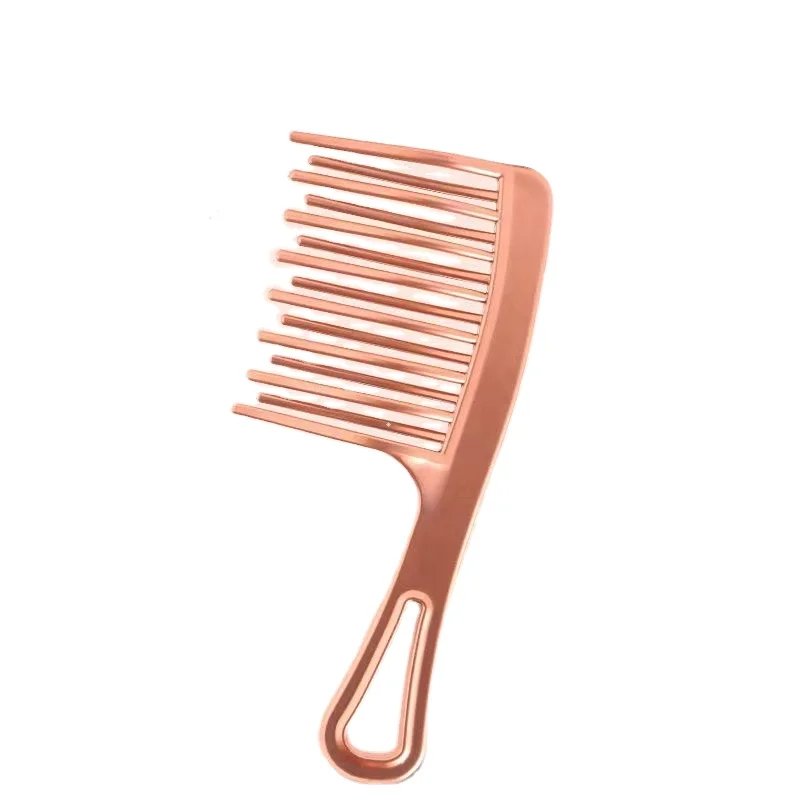 Black Large Wide Tooth Comb Detangling Hair Brush Paddle Hair Comb for Curly Wet,Long Hair