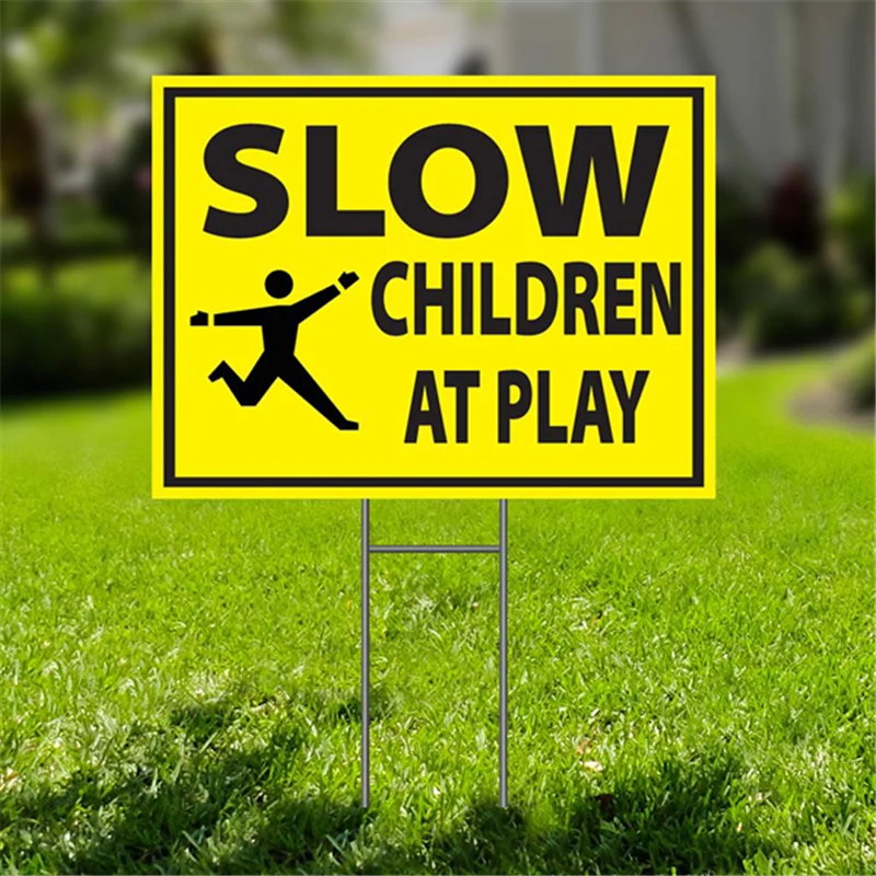 Environmental Polypropylene Plastic Sign Board Fluted Yard  PP  Lawn Sheet for Promotional Party Supplies