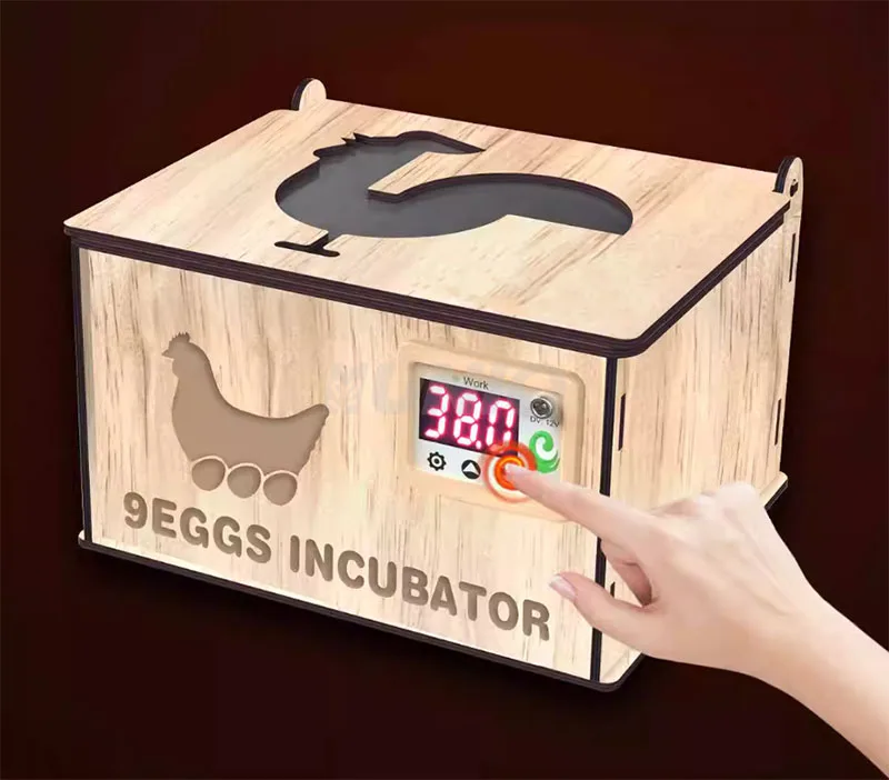 Wholesale Constant Temperature Electric Heating Dual Power 9 Eggs Incubator Spare Parts