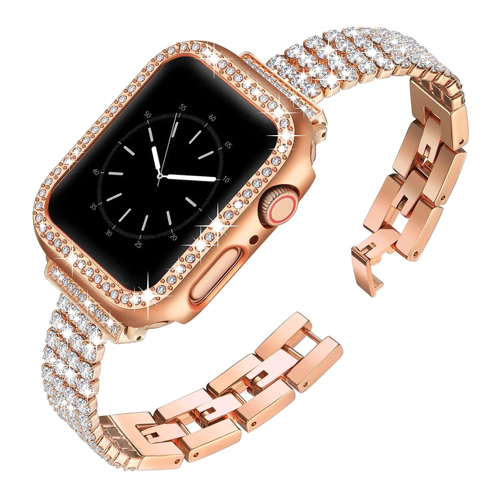 2024 лучший продавец роскошный металлический ремешок для apple watch