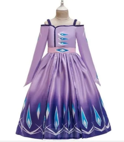 New Release Girls Frozen 2 Elsa Costume Party Birthday Dress size 2-10Yrs