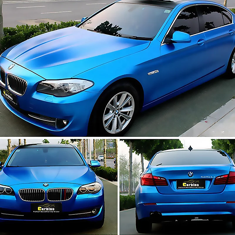 Factory Price Chrome Glossy/Matte Metallic Satin Color Self-adhesive Decoration Film Vehicle Auto Car Wrap Sticker Vinyl  Roll