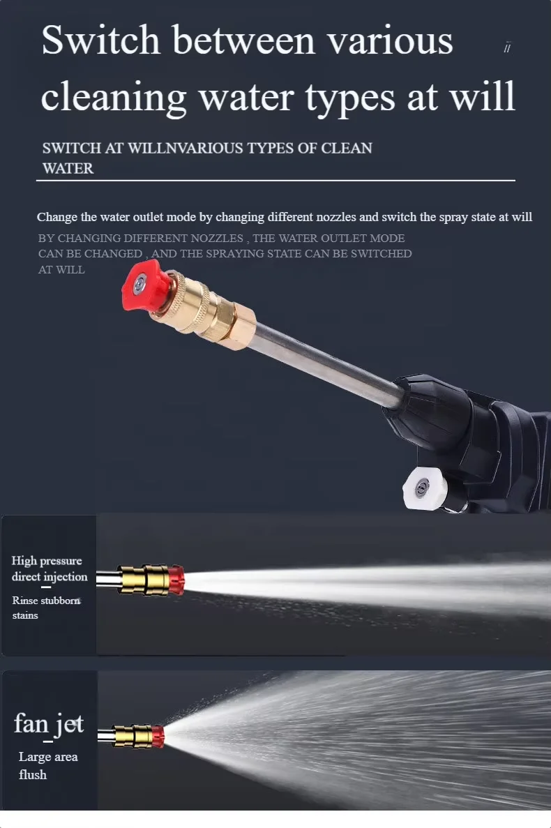 factory wholesale car wash flush the wall and floor handheld watering flower spray tool high pressure cleaning gun