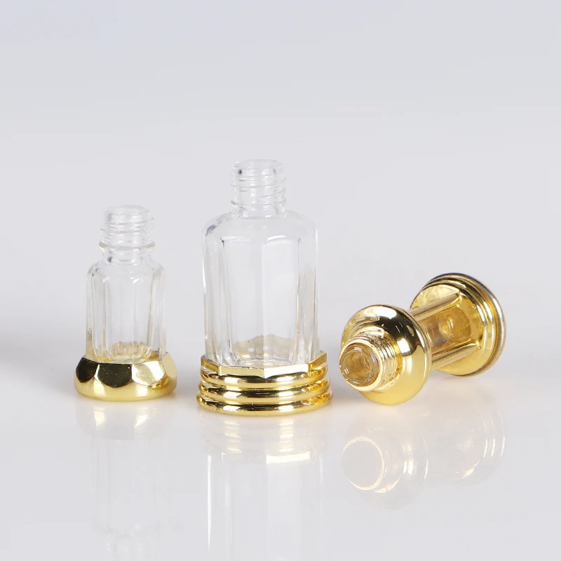 3ml 6ml 12ml small capacity  mini qatar essential oil bottle cosmetic serum glass bottle
