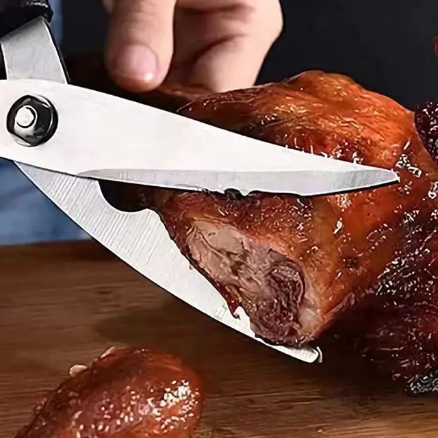 Wholesale premium quality kitchen heavy Shear stainless steel poultry shears multifunctional scissors