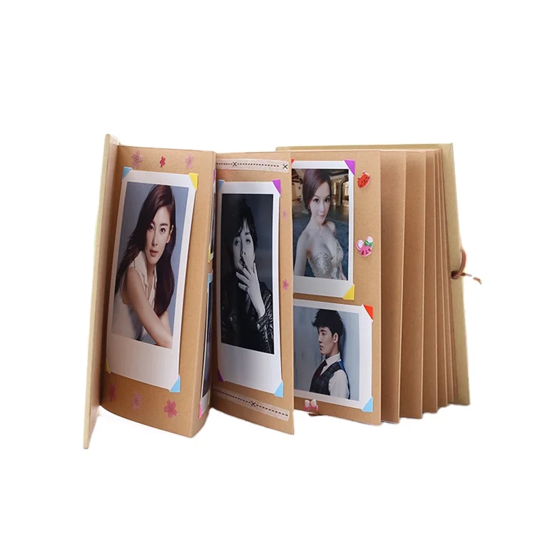 wholesale personalized korean plain photo albums Christmas Gift Scrapbook Album DIY Handmade Photo Album Blank Page Scrapbooks