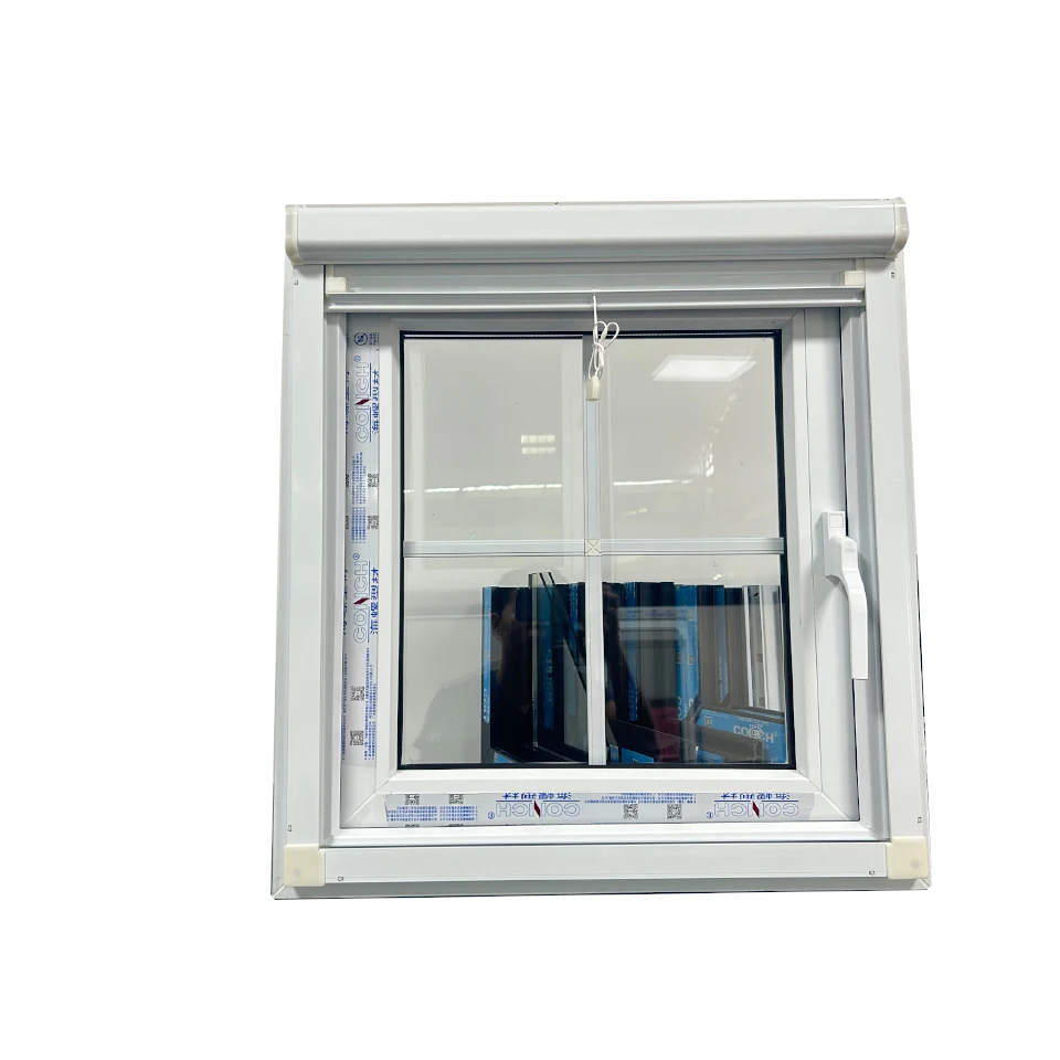 factory wholesale price hurricane impact upvc casement security roller window