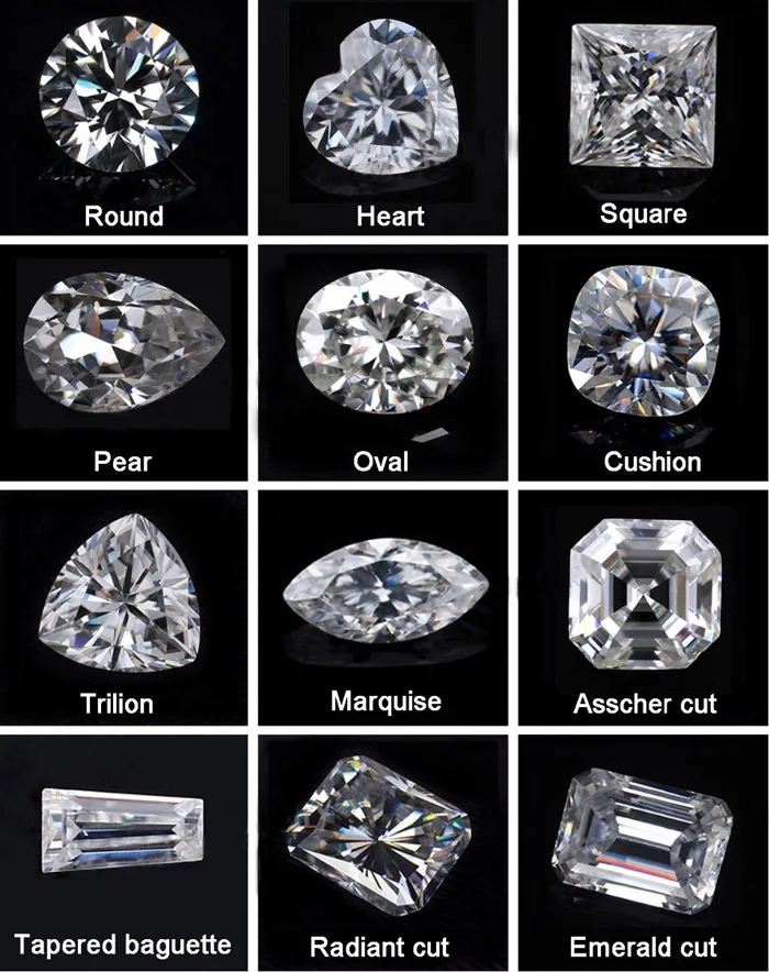  Прованс драгоценные камни белый бесцветный Asscher moissanite алмаз