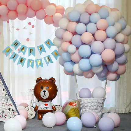 Wedding Party Decoration Durable Latex Balloons Wholesale Round Shape Candy Color Customised Latex Balloons