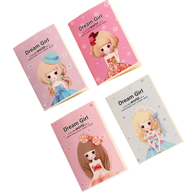 Promotional paper cute small journal notebook stationary notepad school notebooks