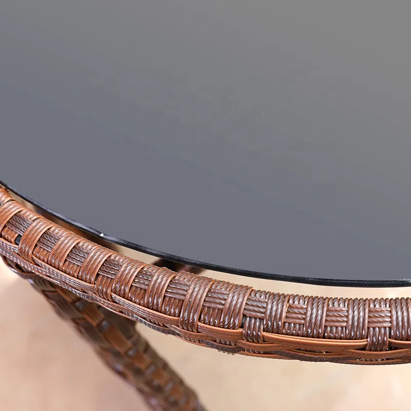 chair for balcony outdoor high table and chair shop Patio Furniture Synthetic Rattan Wicker Dining Table & Chairs