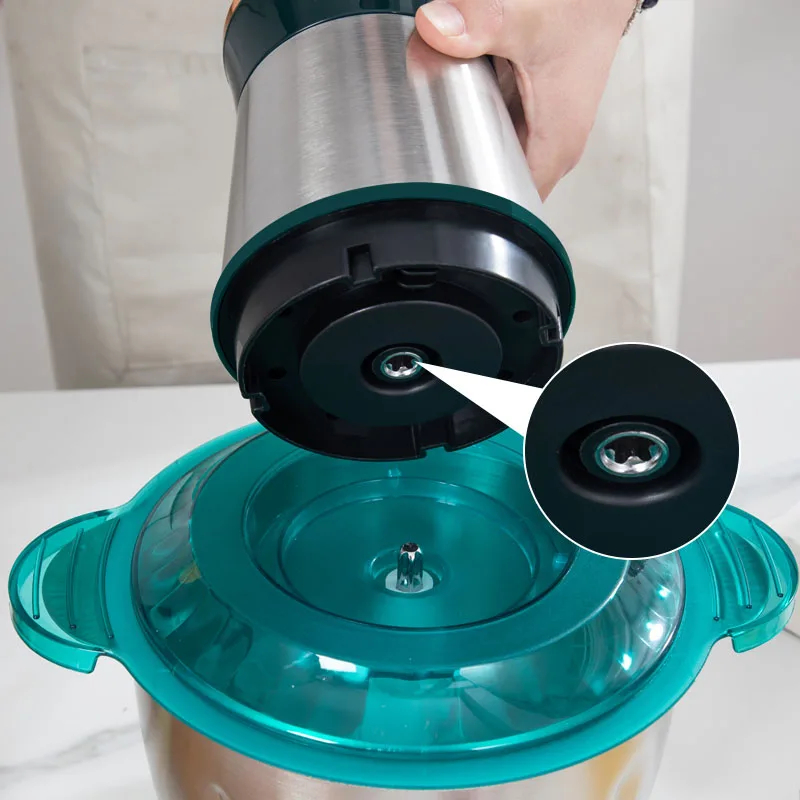 home kitchen food processor vegetable and meat chopper powerful 2l 3l stainless steel electric meat grinders