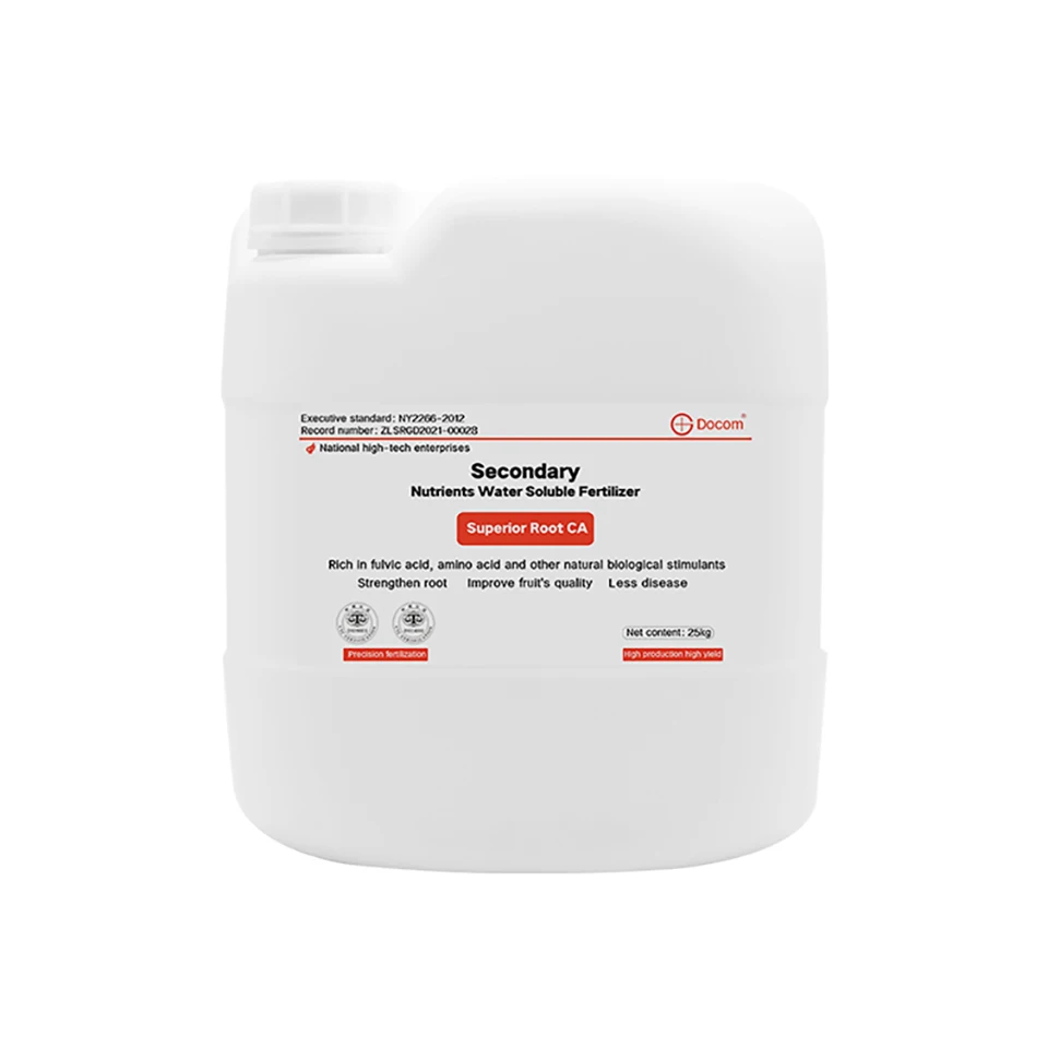 Растворимое в воде удобрение NPK для роста корней, фульвовая кислота, органическое жидкое удобрение, кальциевое удобрение