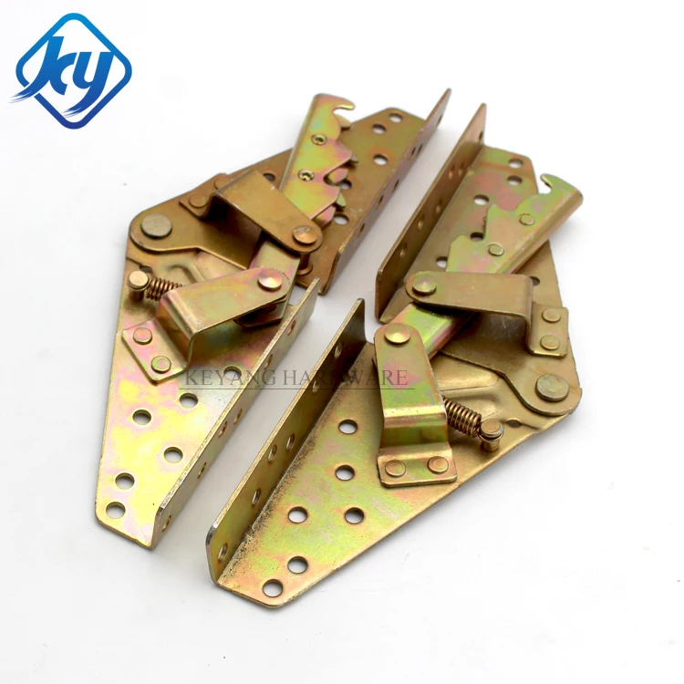 Furniture Hardware Folding Sofa Bed Mechanism Adjustable Click Clack Sofa Bed Backrest Hinge