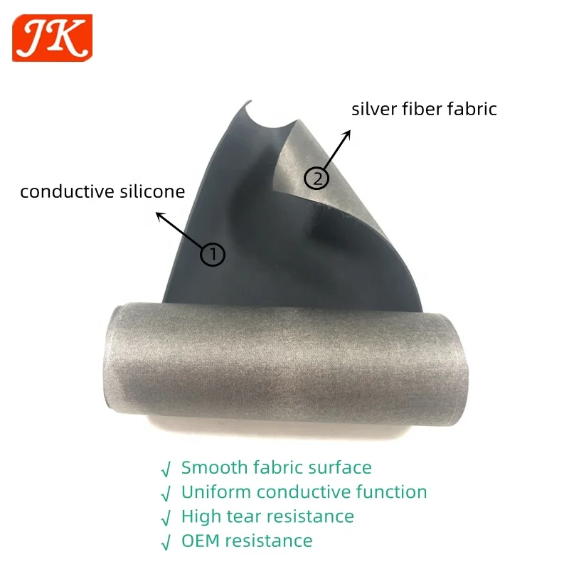 Фабрика Jinke электропроводящая силиконовая резина электрод лист ткань ems подкладки для костюма