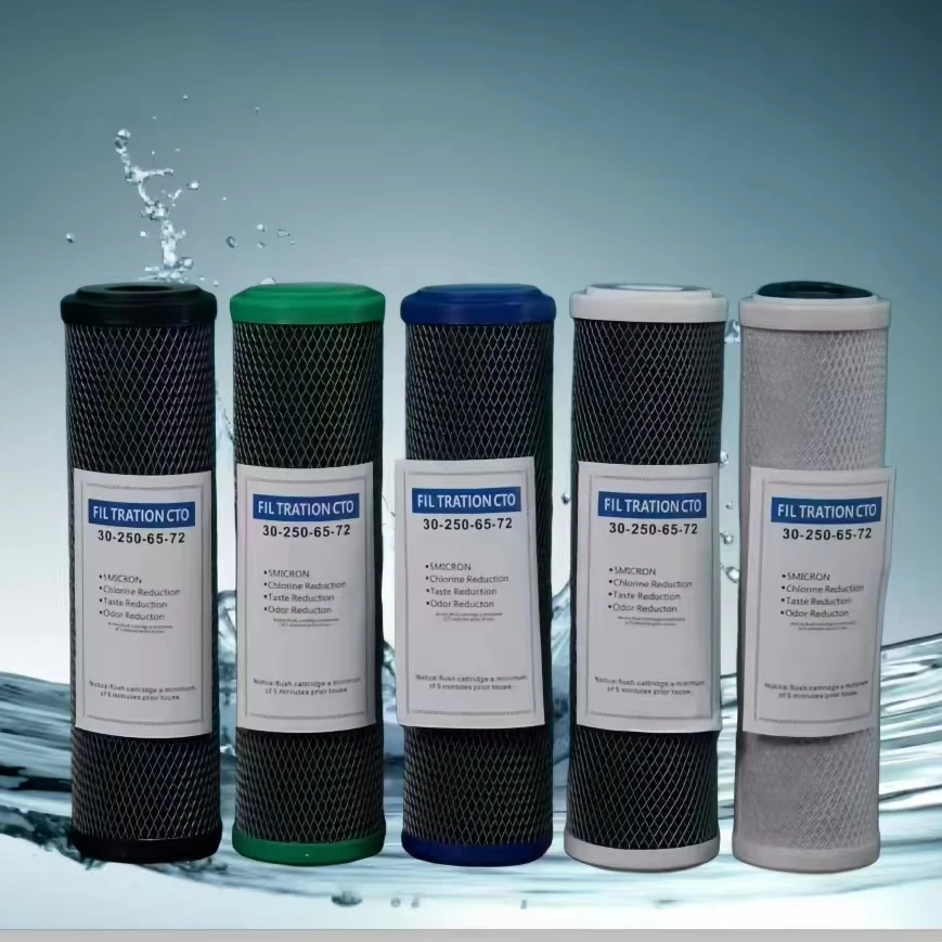 RoHS Certified CTO 10inch 1micron Water Filter Cartridge and Carbon Block Replacement for Home and Hotel Sink Filters