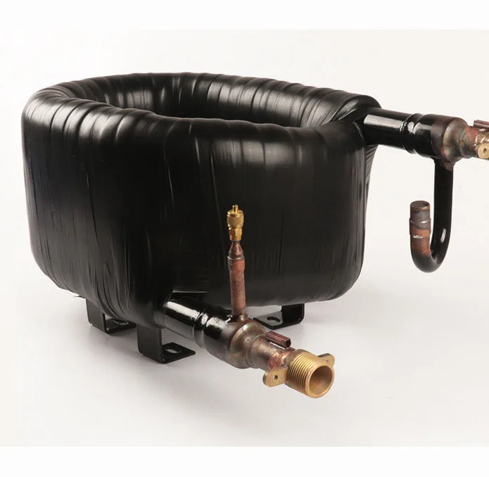 Heat exchanger tube to tube for heat pump water heater