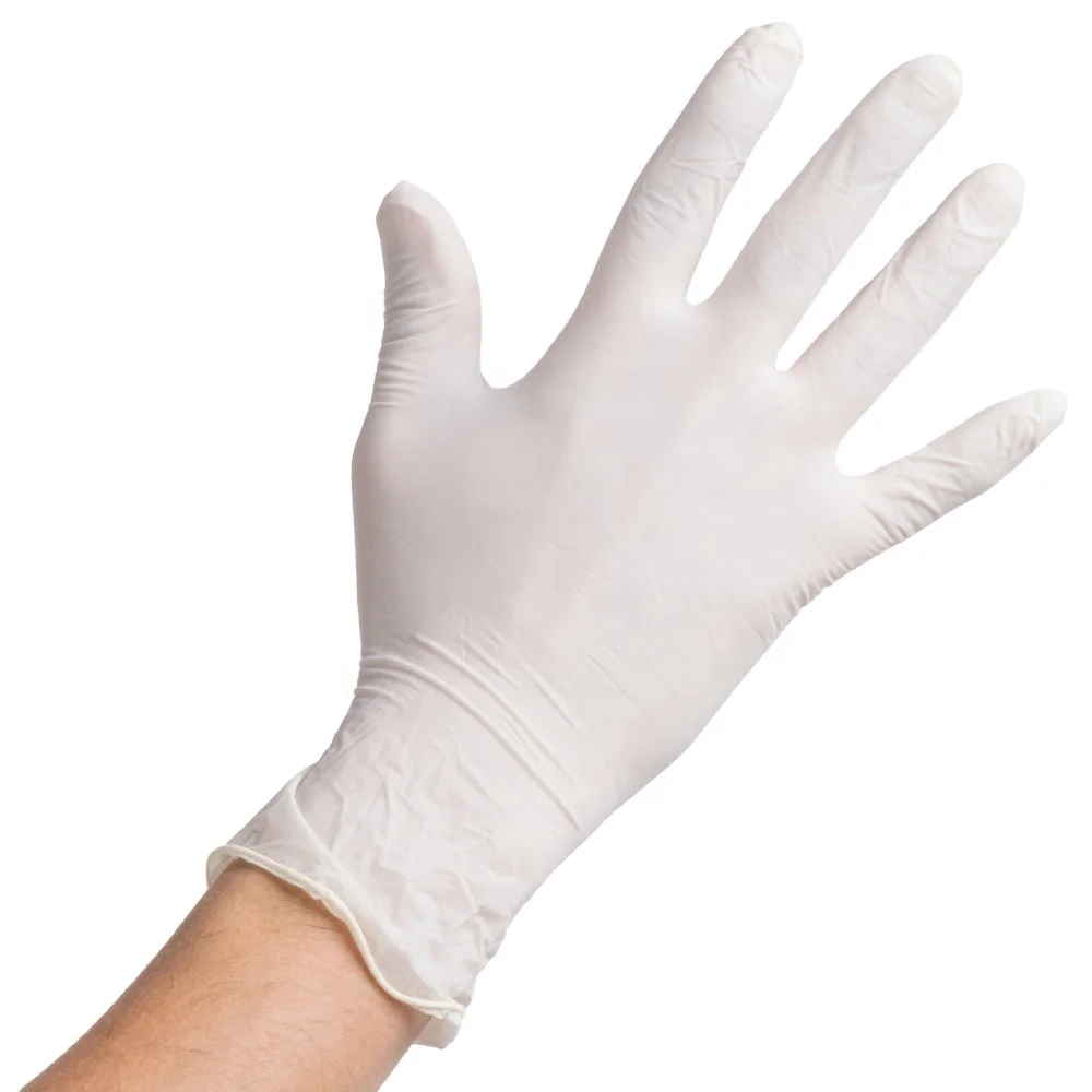 hot sale Disposable latex glovee 240mm examination glovee hand protective glovees  powder free surgeon isolation